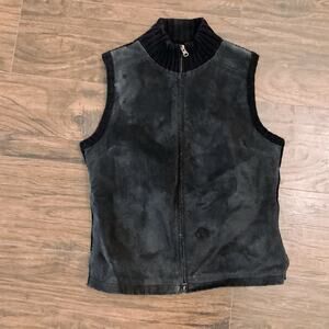 KIKIT Black Leather Vest
